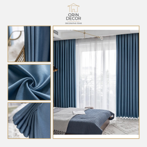 Rèm cửa Orin Decor – Xanh Navy Thanh Lịch