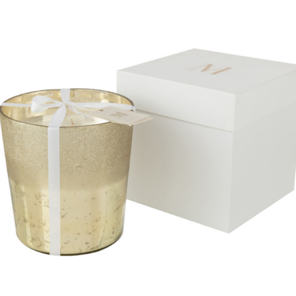 Nến Thơm Orin Decor Lấp Lánh Gold Thủy Tinh cỡ nhỏ - Ảnh 3
