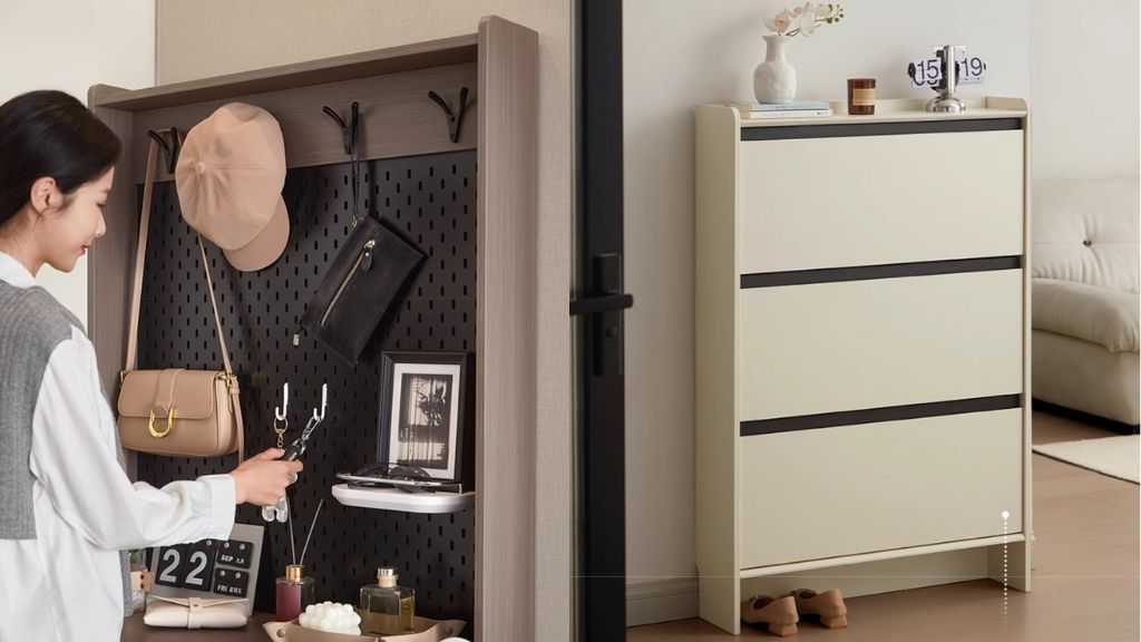 Mẹo decor tủ giày phù hợp mọi phong cách, từ tủ giày hiện đại đến tối giản, nâng tầm không gian sống