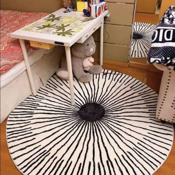Thảm ORIN hình tròn decor phòng khách - Ảnh 3
