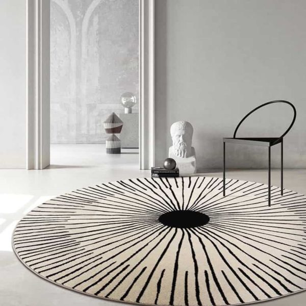 Thảm ORIN hình tròn decor phòng khách - Ảnh 5
