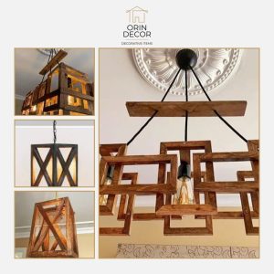 Đèn thả trần hình học ORIN - decor phòng khách