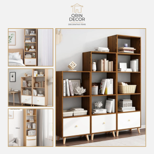Kệ Gỗ Orin Decor Nhiều Tầng Tiện Dụng, MDF Phong Cách Bắc Âu