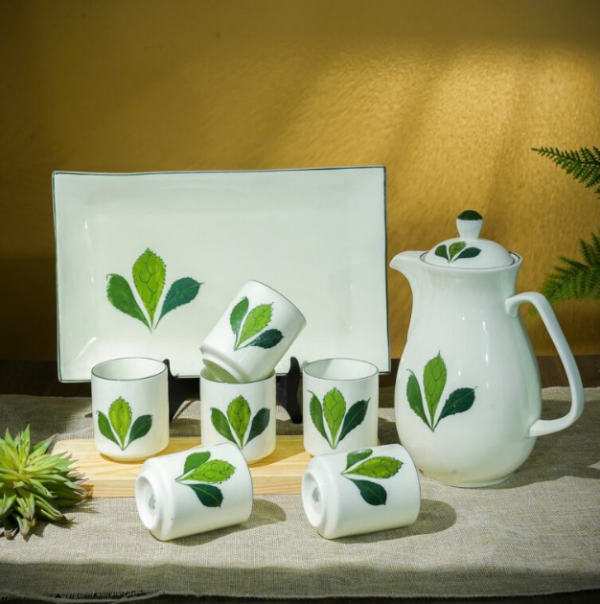 Bình gốm ORIN DECOR 1.5L decor Bát Tràng cho phòng bếp - Ảnh 2