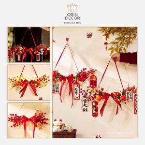 Hoa Nhân Orin Decor Kiểu Trung Tạo May Mắn Vào Ngày Tết