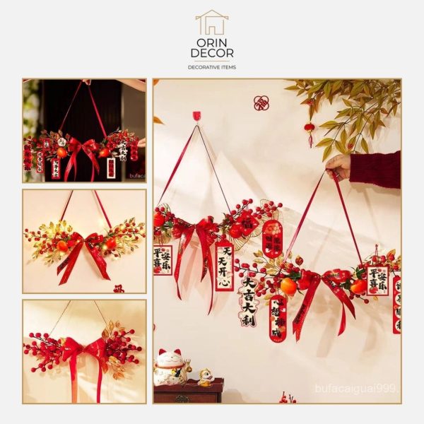 Hoa Nhân Orin Decor Kiểu Trung Tạo May Mắn Vào Ngày Tết