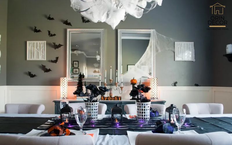 trang trí halloween với phụ kiện độc đáo