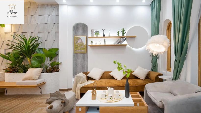 Decor phòng khách nhà cấp 4