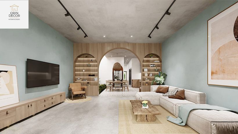 decor phòng khách nhà cấp 4