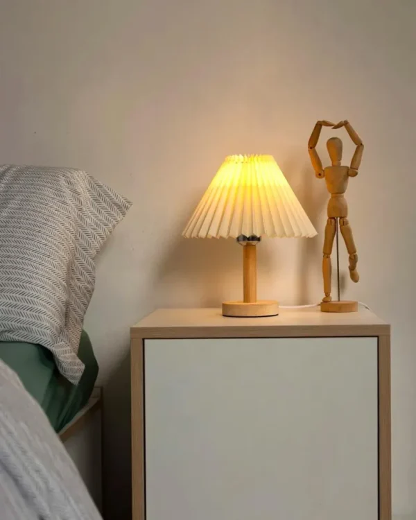 Đèn ngủ ORIN DECOR ánh vàng dịu nhẹ decor phòng ngủ Bắc Âu - Ảnh 3