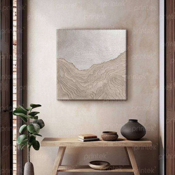 Tranh treo tường Orin Decor – Phong Cảnh Núi Trừu Tượng Sơn Phủ Vàng