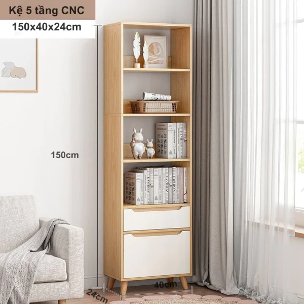 Kệ Gỗ Orin Decor Nhiều Tầng Tiện Dụng, MDF Phong Cách Bắc Âu - Ảnh 3