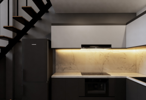 1_Decor bếp chữ L cho không gian nhỏ