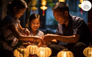Trang trí Trung Thu đẹp lung linh ấm áp