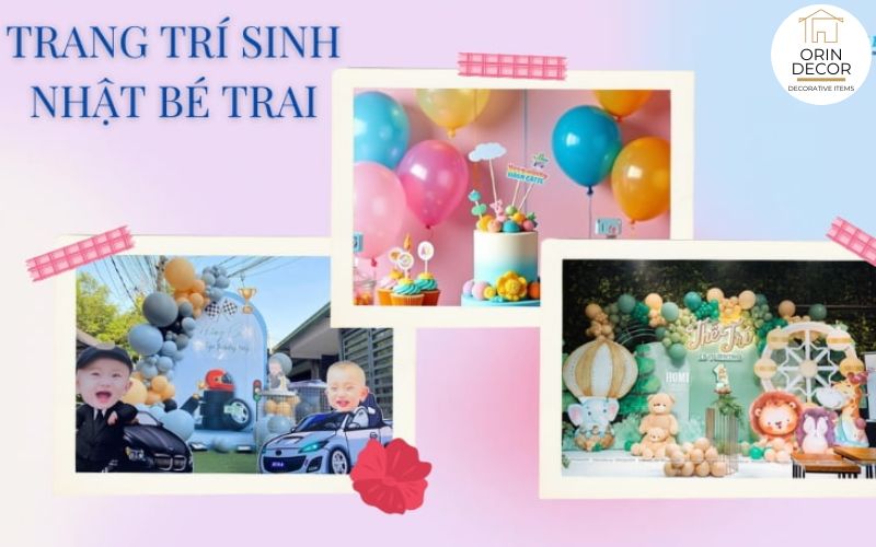 Decor sinh nhật tại nhà nổi bật