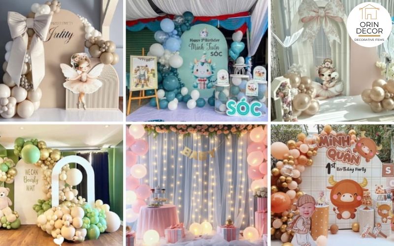 Decor sinh nhật tại nhà nổi bật