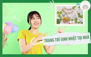 Decor sinh nhật tại nhà nổi bật