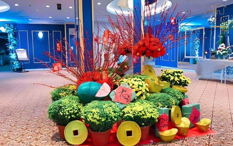Mẫu Decor Tết Cổ Truyền Đậm Nét Xuân Việt