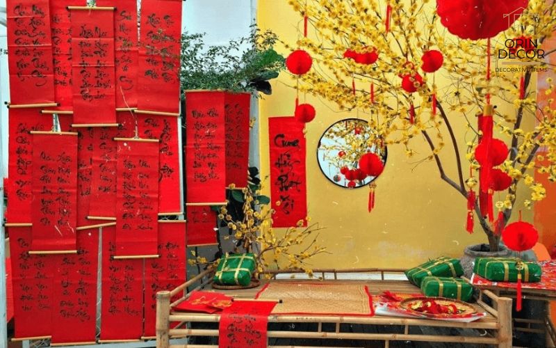 Mẫu Decor Tết Cổ Truyền Đậm Nét Xuân Việt