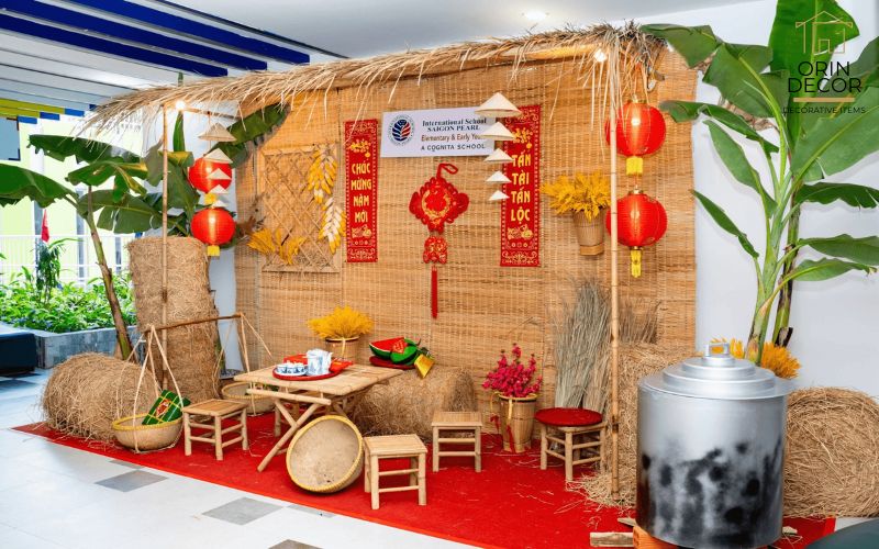Mẫu Decor Tết Cổ Truyền Đậm Nét Xuân Việt