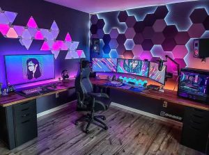 Cách Decor Phòng Làm Việc Gaming Đỉnh Cao 1