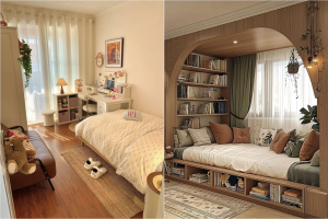 Decor phòng ngủ hẹp và rộng 1 cách thông minh, tinh tế