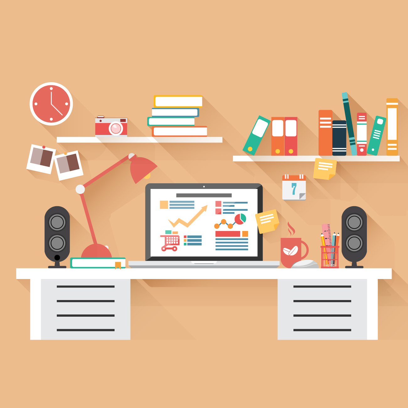 Kệ Sách Phòng Làm Việc