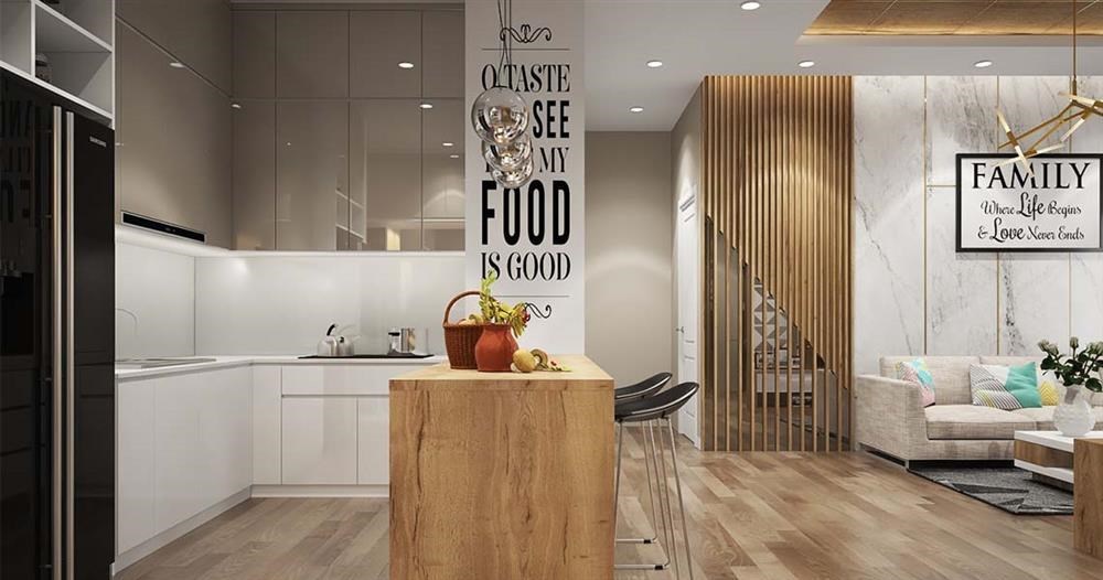 decor phòng bếp hiện đại